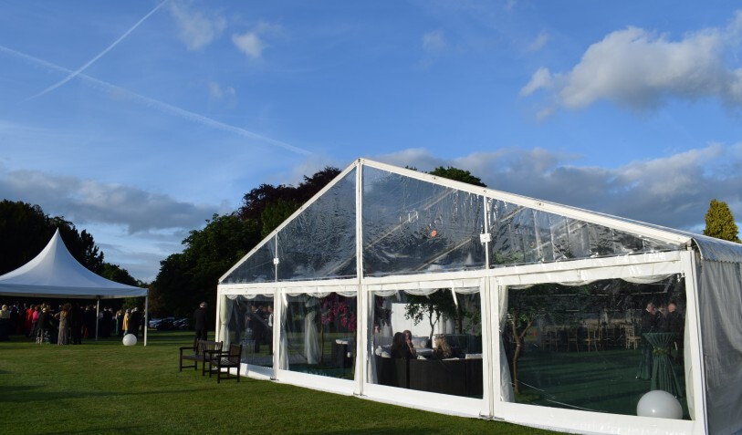 Marquee clear walls